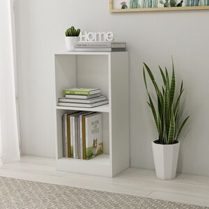 vidaXL Biblioth&egrave;que blanc 40x24x75 cm bois d'ing&eacute;nierie