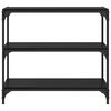 vidaXL Biblioth&egrave;que Ch&ecirc;ne noir 80 x 33 x 70,5 cm