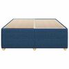 vidaXL Cadre de lit sans matelas bleu 140x200 cm tissu