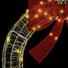 vidaXL Couronne avec 80 LED Blanc chaud 92 x 92 x 9,5 cm Acrylique