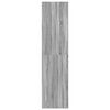 vidaXL Garde-robe sonoma gris 80x50x200 cm bois d'ing&eacute;nierie