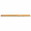 vidaXL Appuis de fen&ecirc;tre 2 pcs marron clair bois de ch&ecirc;ne massif