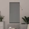 vidaXL Store de Fen&ecirc;tre avec des rideaux Argent Aluminium