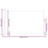 vidaXL Auvent lat&eacute;ral r&eacute;tractable de patio 180x300 cm Cr&egrave;me