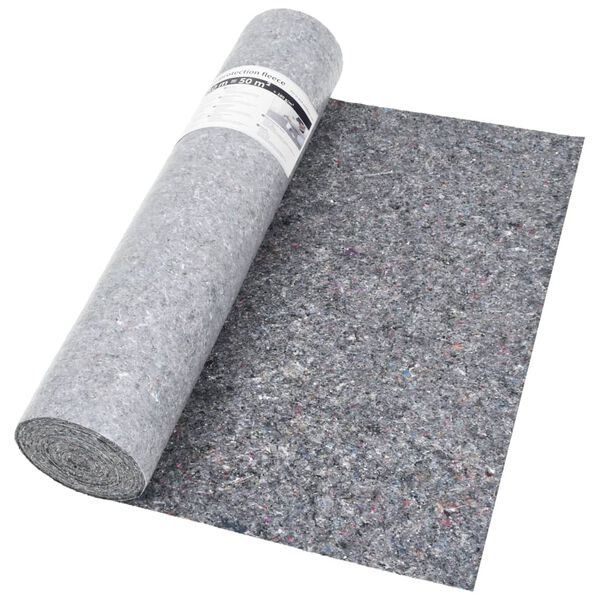 vidaXL B&acirc;che de protection contre peinture 2 pcs 50 m 280 g/m&sup2; Gris