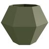vidaXL Jardini&egrave;re Vert olive 100 x 100 x 80 cm Acier