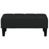 vidaXL Repose-pied noir 77x55x31 cm velours