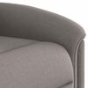 vidaXL Fauteuil inclinable &eacute;lectrique Taupe Tissu