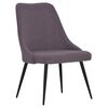 vidaXL Chaises &agrave; manger lot de 6 taupe tissu