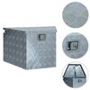 vidaXL Bo&icirc;te en aluminium 737/381x410x460 mm Argent&eacute;