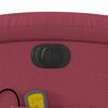 vidaXL Fauteuil de massage inclinable &eacute;lectrique Rouge bordeaux Tissu