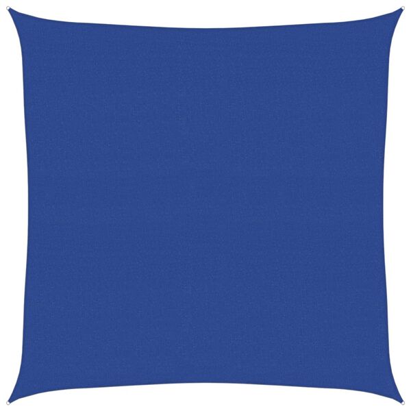 vidaXL Voile d'ombrage 160 g/m&sup2; carr&eacute; bleu 7x7 m PEHD
