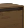 vidaXL Armoire murale Marron miel 45x30x35 cm Bois de pin massif