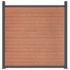 vidaXL Panneau de cl&ocirc;ture marron 1045x186 cm WPC