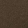 vidaXL T&ecirc;te de lit marron fonc&eacute; 180 x 5 x 118/128 cm Tissu