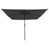 vidaXL Parasol de jardin Anthracite 295 x 295 x 245 cm