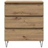 vidaXL Buffet Chêne artisanal 60 x 35 x 70 cm Bois d'ingénierie