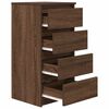 vidaXL Buffet chêne marron 37,5x35x76 cm bois d'ingénierie