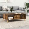 vidaXL Table basse Ch&ecirc;ne fum&eacute; 102 x 55 x 35 cm Bois d'ing&eacute;nierie