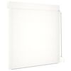 vidaXL Volet roulant aluminium 130x140 cm blanc