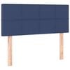 vidaXL T&ecirc;te de lit Bleu 90x5x78/88 cm Tissu