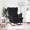vidaXL Chaise &agrave; bascule Noir 92 x 71 x 100 cm Contreplaqu&eacute;