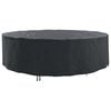 vidaXL Housse pour meubles 320 x 320 x 71 cm Tissu Oxford 600D Rond