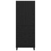 vidaXL Haut Armoire avec tiroir 2 pcs Ch&ecirc;ne noir 69,5 x 34 x 180 cm