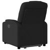 vidaXL Fauteuil inclinable noir tissu