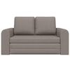 vidaXL Canap&eacute;-Lit 60cm Taupe tissu