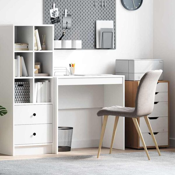 vidaXL Bureau Blanc 80 x 40 x 76 cm