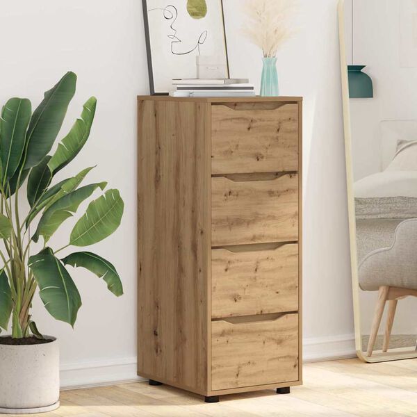 vidaXL Armoire de rangement Ch&ecirc;ne artisanal 40 x 48 x 105 cm