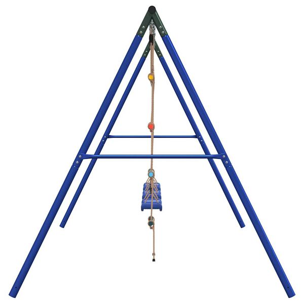 vidaXL Ensemble de balan&ccedil;oire d'ext&eacute;rieur avec balan&ccedil;oires et &eacute;chelle