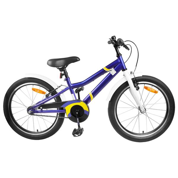vidaXL V&eacute;lo pour Enfants 24 Pouces pour les 8-12 ans Bleu blanc