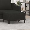 vidaXL Repose-pied Noir 70x55x41 cm Tissu