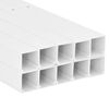 vidaXL Goulotte de c&acirc;ble 100x60 mm 10 m PVC