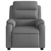 vidaXL Fauteuil de massage inclinable Gris foncé Tissu