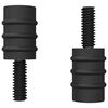 vidaXL Vis de D&eacute;calage 4865 pcs Noir M4 Caoutchouc et Acier