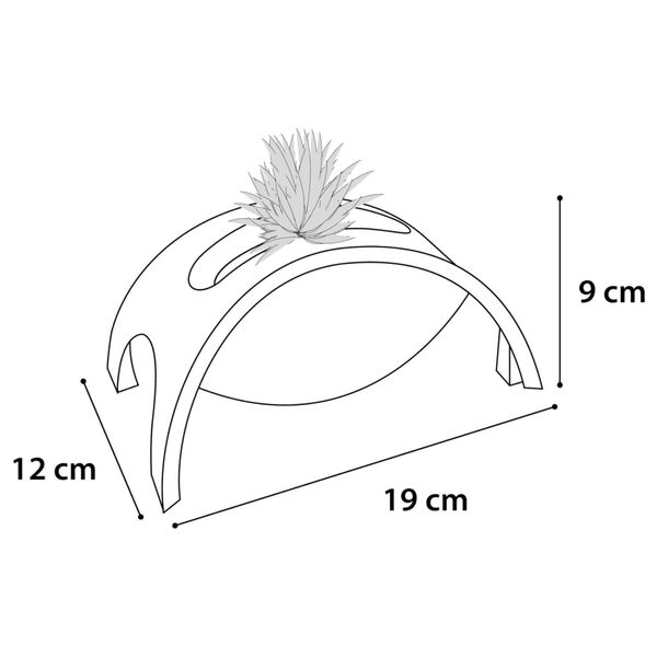 FLAMINGO Jouet pour chats Crazy Bridge 19x12x9 cm Blanc
