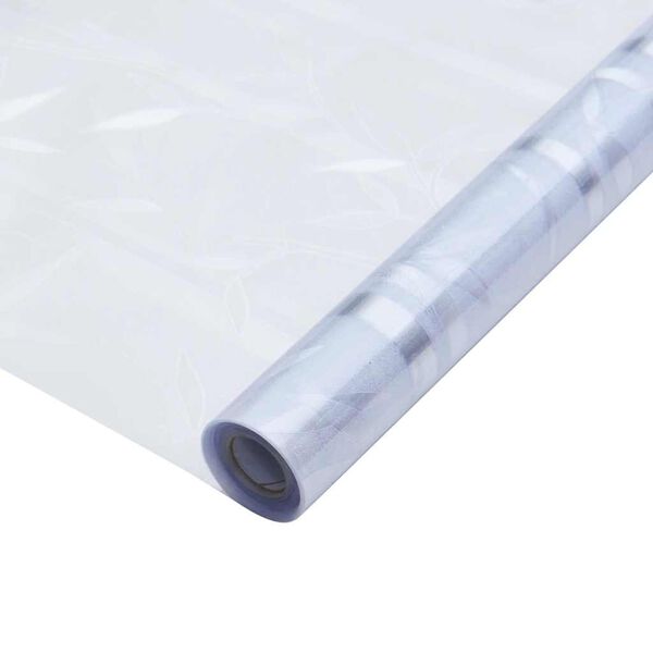 vidaXL Films pour fen&ecirc;tre 2 pcs d&eacute;poli motif de bambou PVC