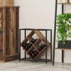 vidaXL &Eacute;tag&egrave;re &agrave; vin Bois ancien 51 x 18 x 52,5 cm Bois d'ing&eacute;nierie