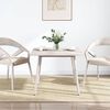 vidaXL Dessus de table blanc 70x70x2,5 cm bois de pin massif