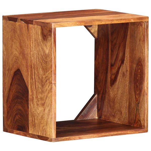 vidaXL &Eacute;tag&egrave;re Murale Cube Marron 40 x 30 x 40 cm Bois d'Acacia Massif