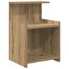 vidaXL Cabinet de chevet 2 pcs Ch&ecirc;ne artisanal 40 x 35 x 60 cm