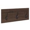 vidaXL Ensemble de meubles de couloir 4 pcs ch&ecirc;ne marron