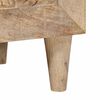 vidaXL Cabinet de chevet Beige 40 x 33 x 46 cm Bois d'acacia massif