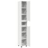 vidaXL Cabinet de salle de bain avec &eacute;tag&egrave;re Blanc 30,5 x 30 x 195 cm