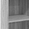 vidaXL Buffet haut sonoma gris 45x41x124 cm bois d'ing&eacute;nierie