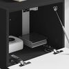 vidaXL Meuble TV mural Noir 60 x 31 x 29.5 cm Bois d'ing&eacute;nierie