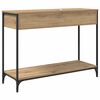 vidaXL Table console avec tiroir Ch&ecirc;ne artisanal 100 x 34,5 x 75 cm